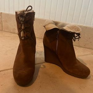 Michael Kors wedge booties - Size 8